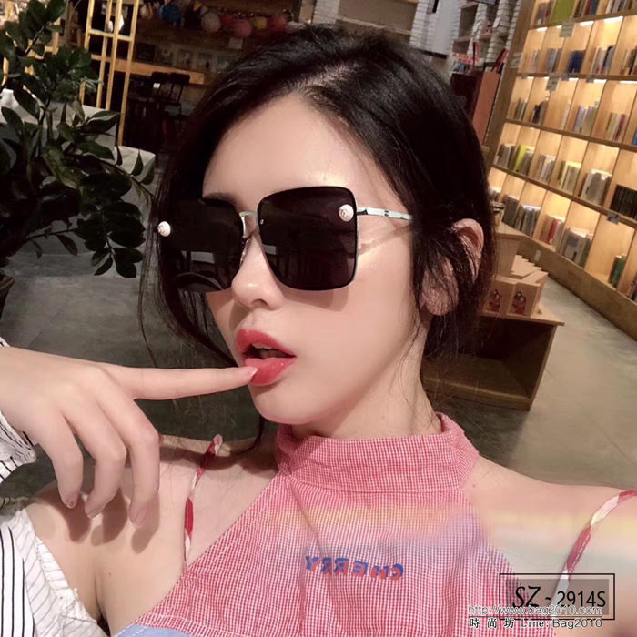 CHANEL香奈兒 2018新款 小香太陽鏡 PC鏡架 遮擋有害光線防輻射 2914S  lly1712